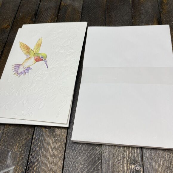 Current Inc Lot Of 10 Blank Hummingbird Greeting Cards - Picture 3 of 5